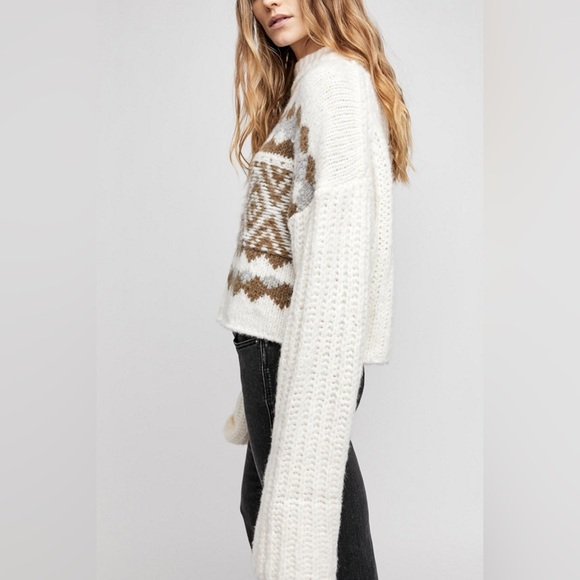 Free People Alpine Pullover Sweater - Picture 3 of 5